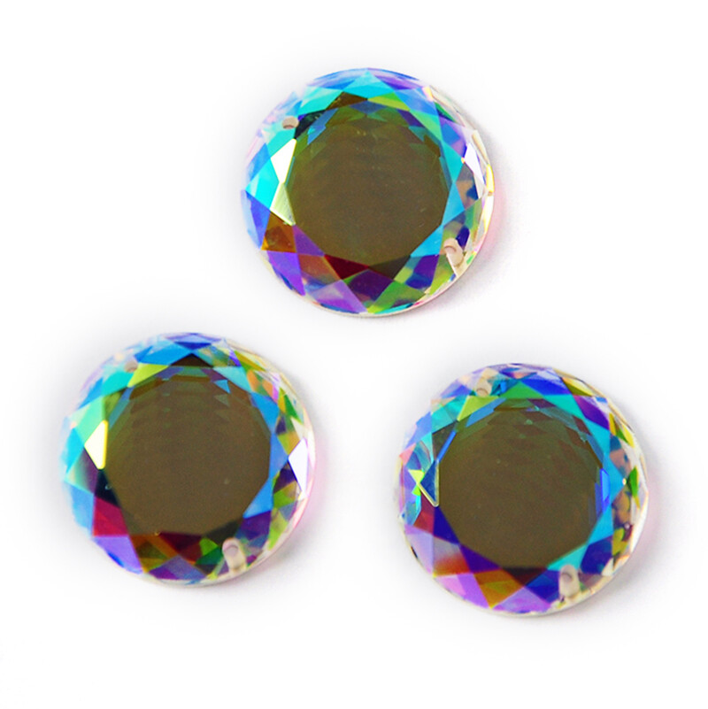 Wholesale 2010TH AB Strass Flat Back Sew On Stones Crystal Glass Rhinestone