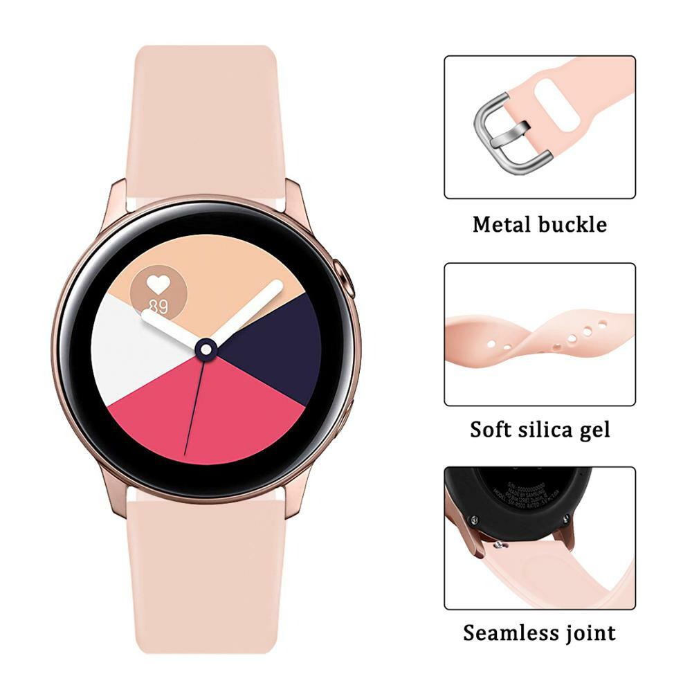For Samsung Galaxy Watch 3 45mm 46mm Gear S3 Classic Silicone 22mm Band Strap SL