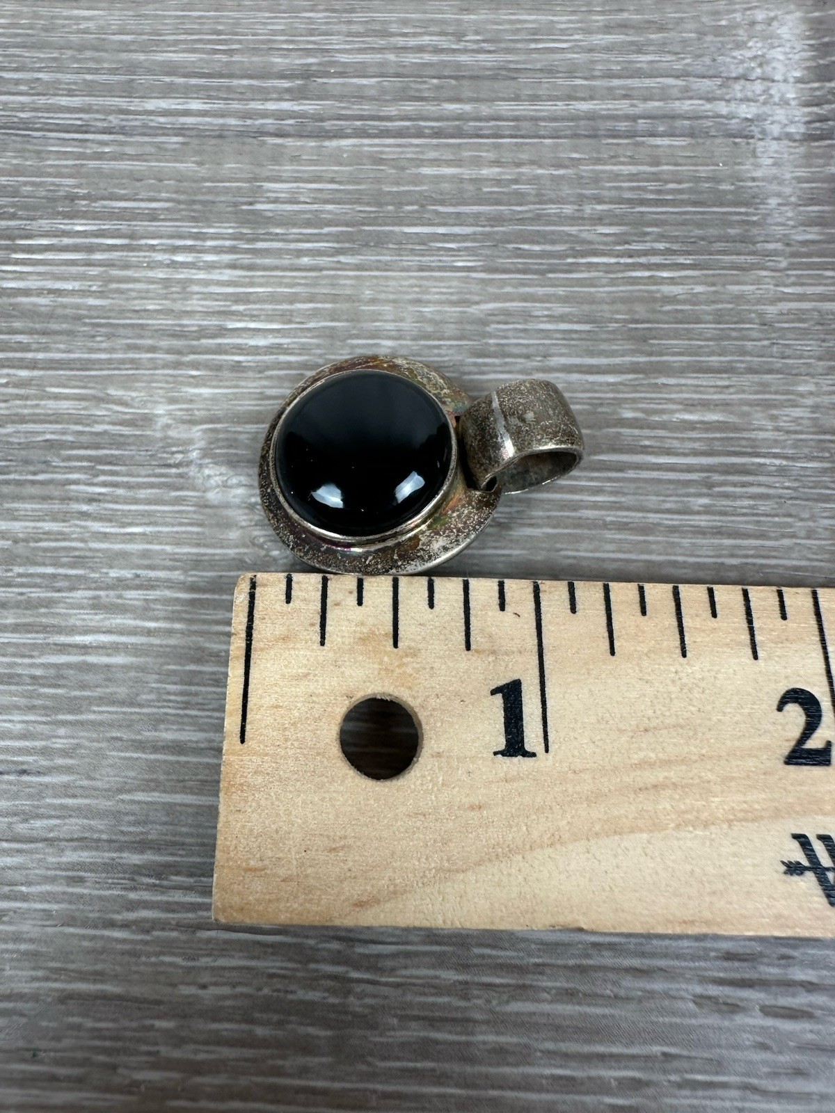 925 Sterling Silver Black Onyx Pendant