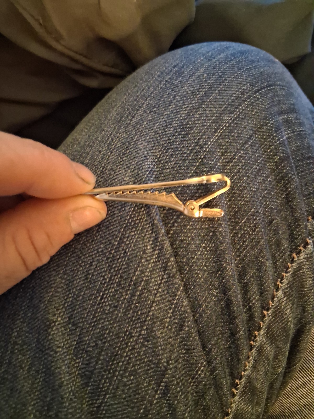Tie Clip Craftsman Tools Tie Bar vintage Necktie Holder Employee Recognition