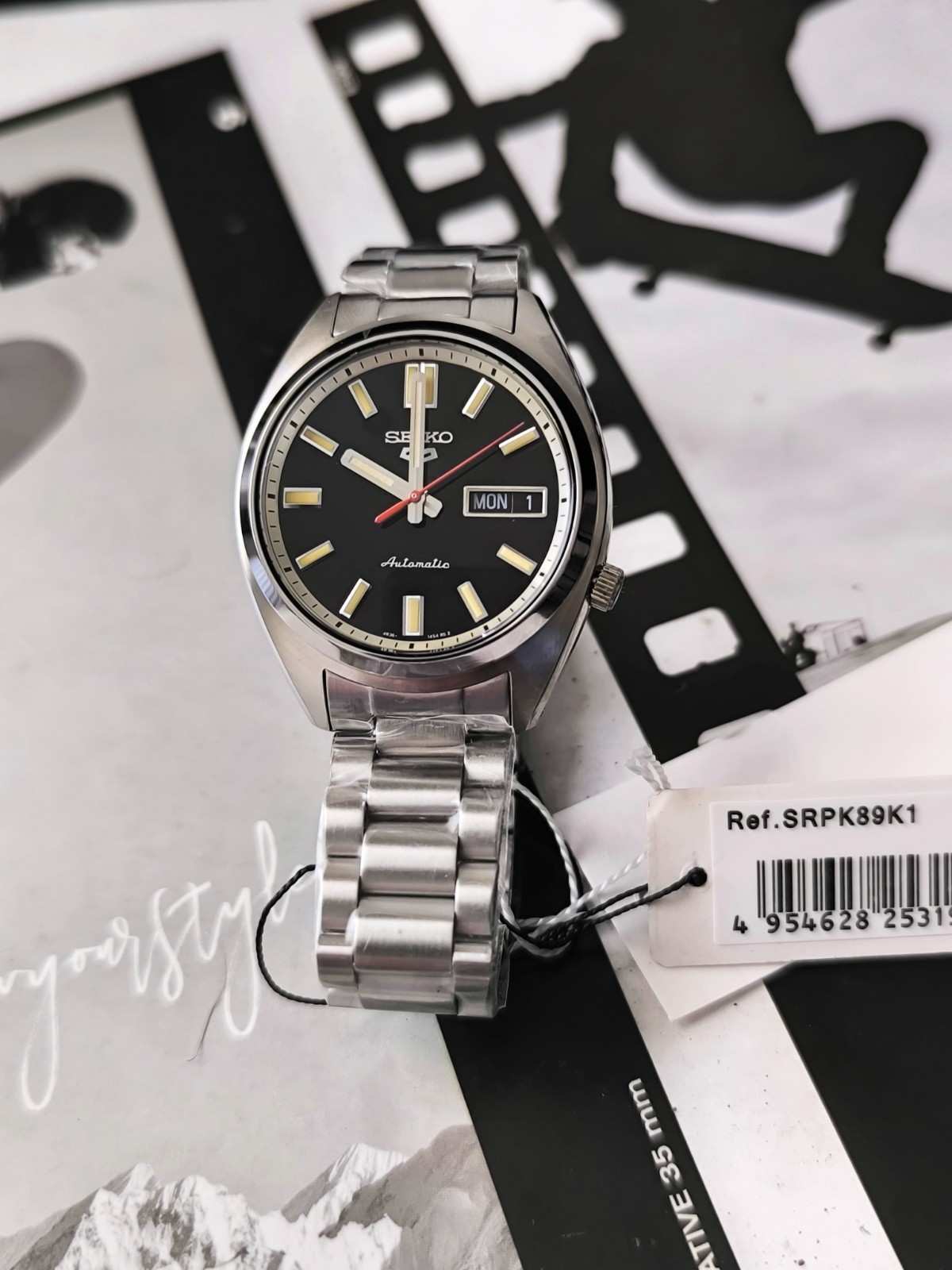 Seiko 5 Sports Asia SNXS series Black Dial SRPK89K1