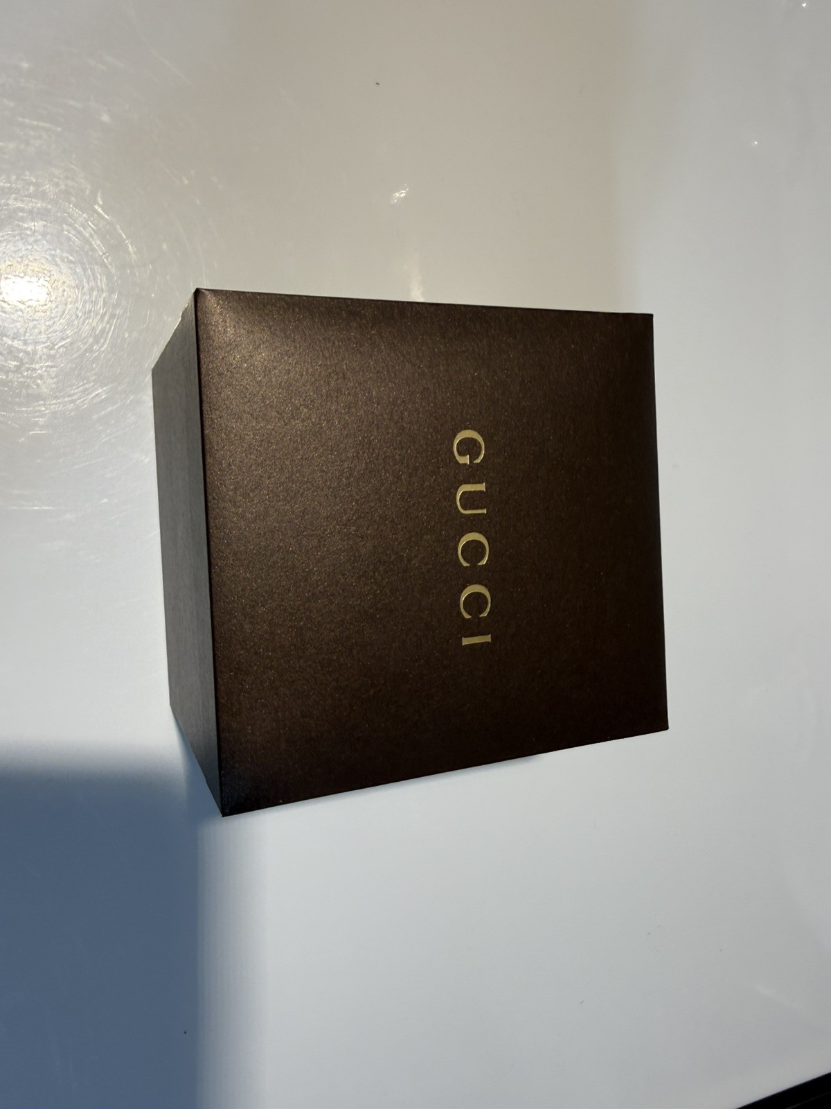Gucci YA133312 Interlocking-G Grammy diamond bezel Unisex Black Leather strap