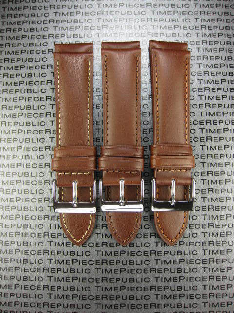 21mm Dark Brown CALF LEATHER STRAP Watch Band for IWC PILOT Top Gun PORTUGUESE 3