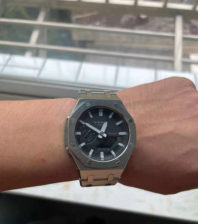 New Casioak Mod kit AP Royal Oak Style For Casio GShock Watch GA-2100 GA-2110