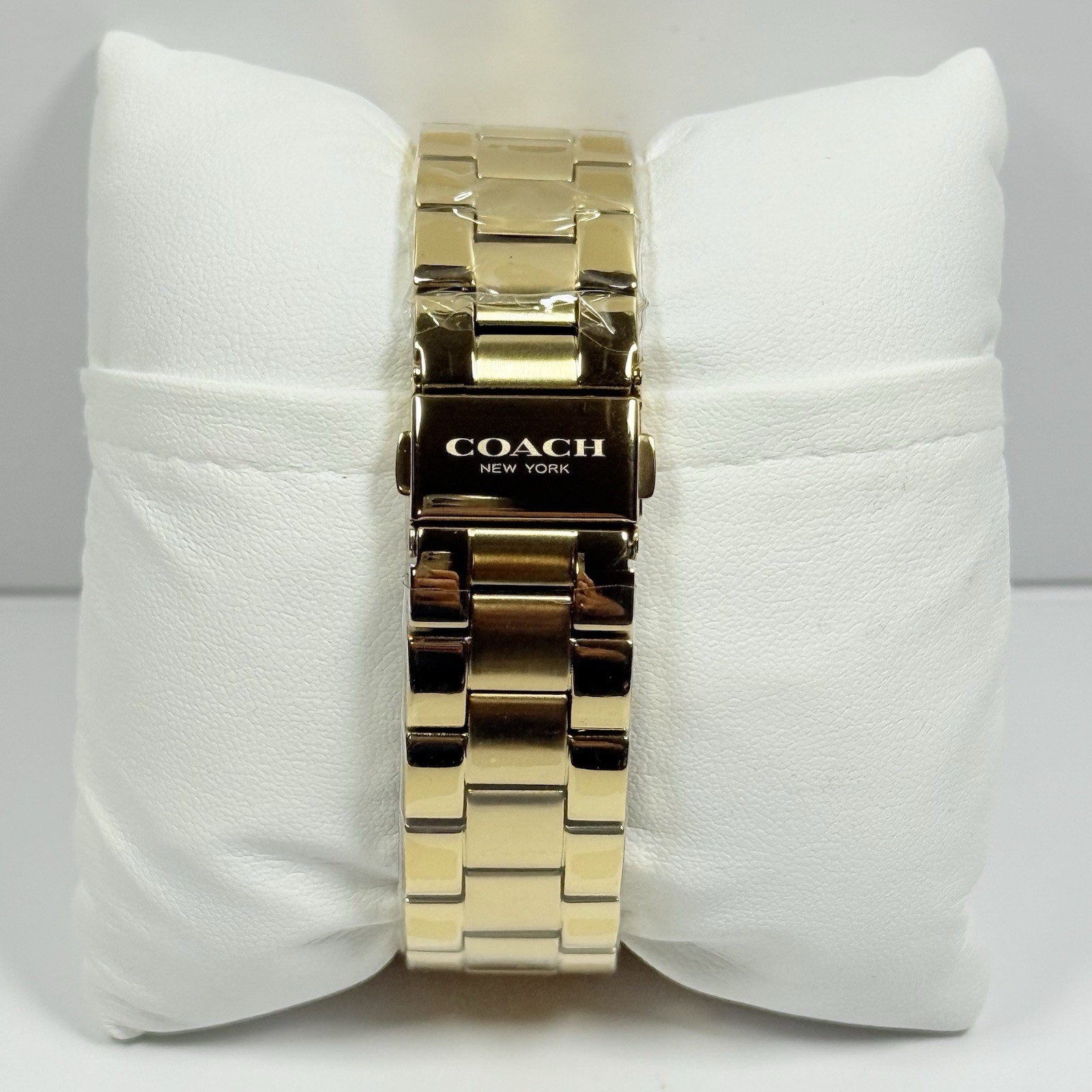 Coach Grand 14504174 Black Dial Gold Tone Stainless Bracelet 36mm Women’s Watch