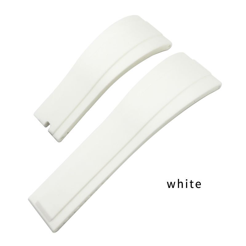 20 21mm Nature Rubber Watch Band Strap Fits Rolex Sky Dweller Old Daytona