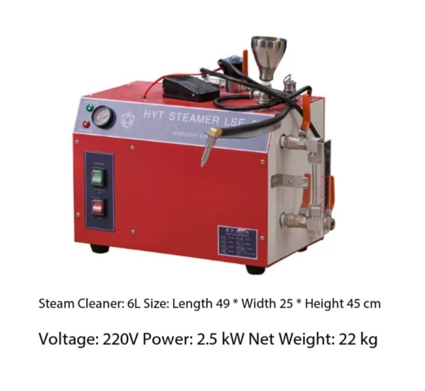 6L High-Temperature,High-Pressure SteamCleaner,12-Liter Steam Cleaner forJewelry