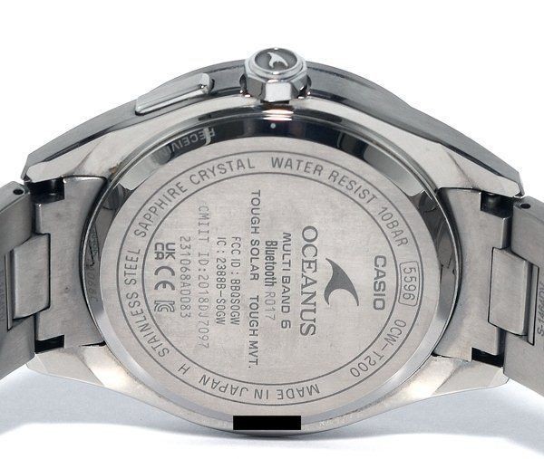 CASIO OCEANUS OCW-T200S-7AJF Solar Radio Watch White Dial Men’s Japan
