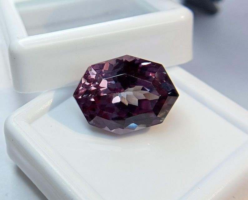 11.70ct Natural Brazilian Color Changing Alexandrite Fancy cut Loose Gemstone