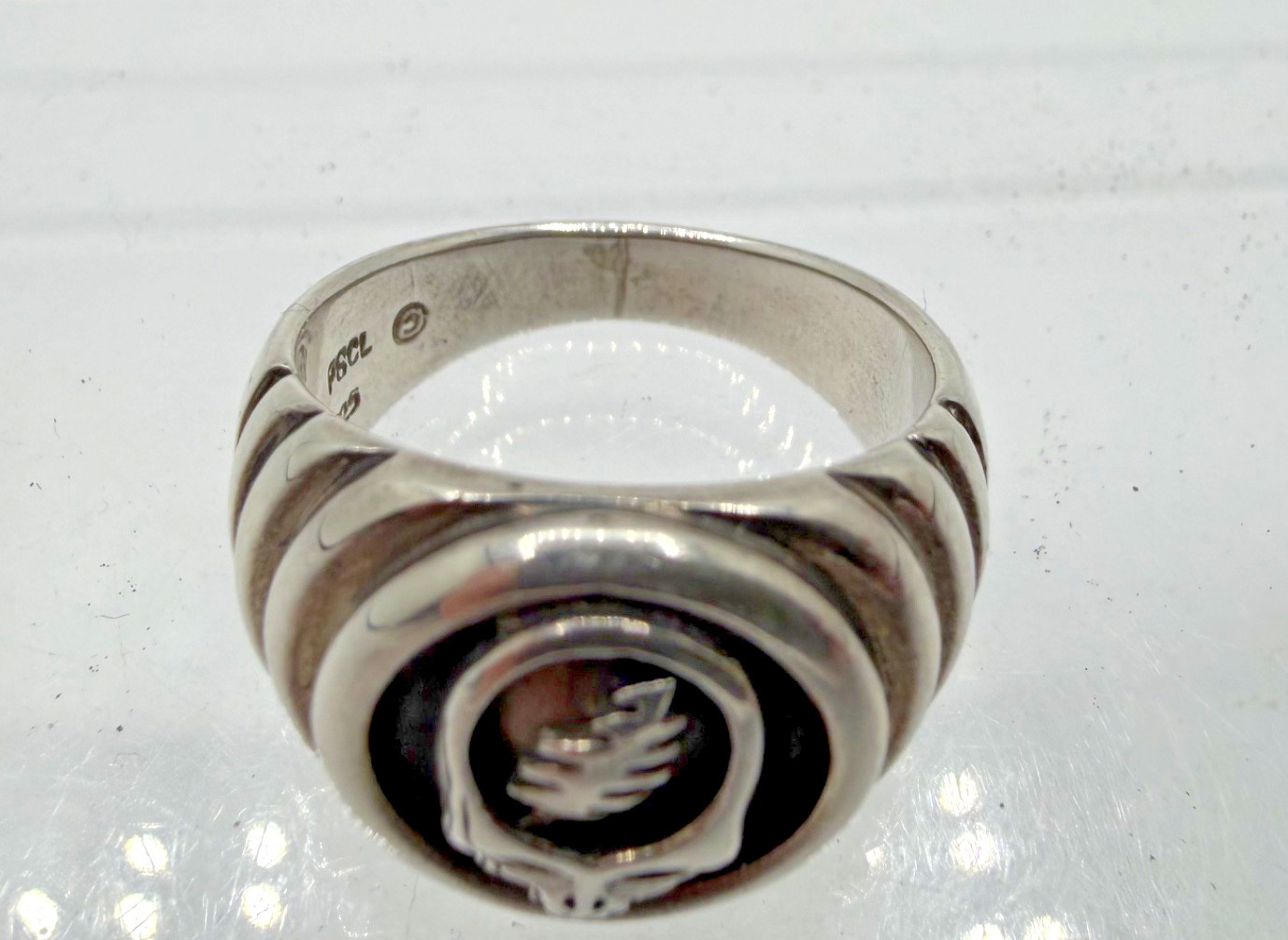 Vintage Grateful Dead Ring 925 Sterling Silver Appox Size 7 3/4 Peter Stone PSCL