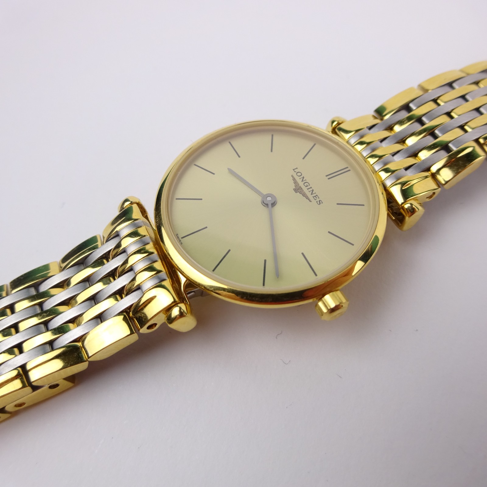Longines La Grande Classique L4.209.2 Watch Gold Dial Women’s Box & Papers
