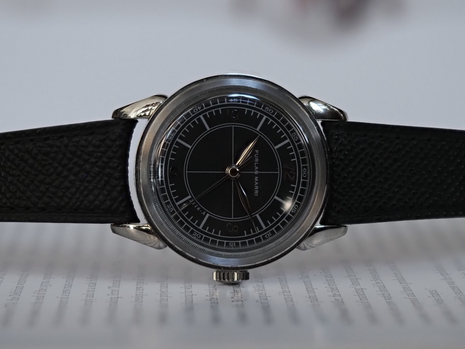 Furlan Marri Black Sector 37.5mm 20202 Black Dial Box Papers 2022