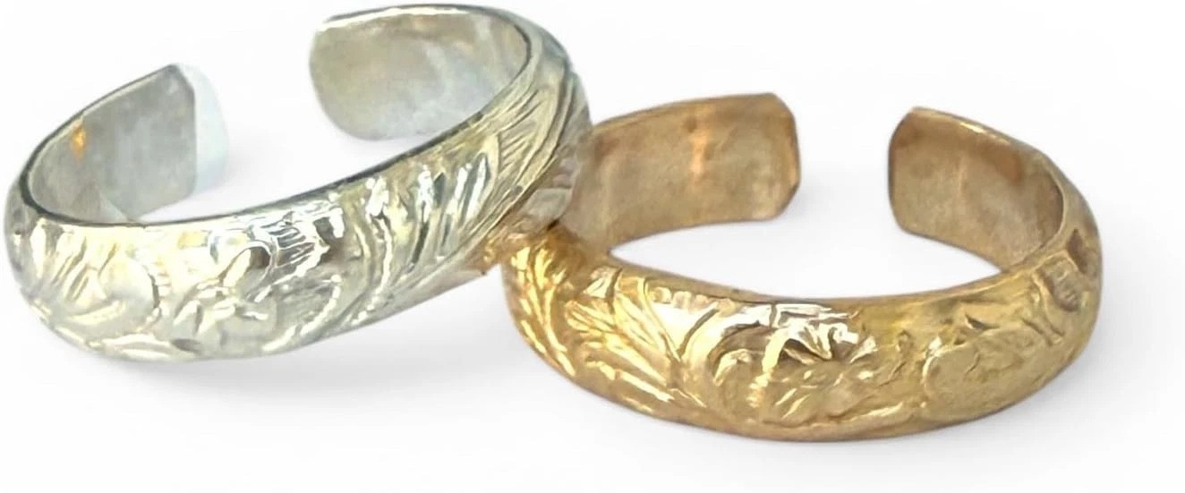 Comfort Fit Adjustable Toe Ring in Gold or Silver – Perfect Summer Accessory