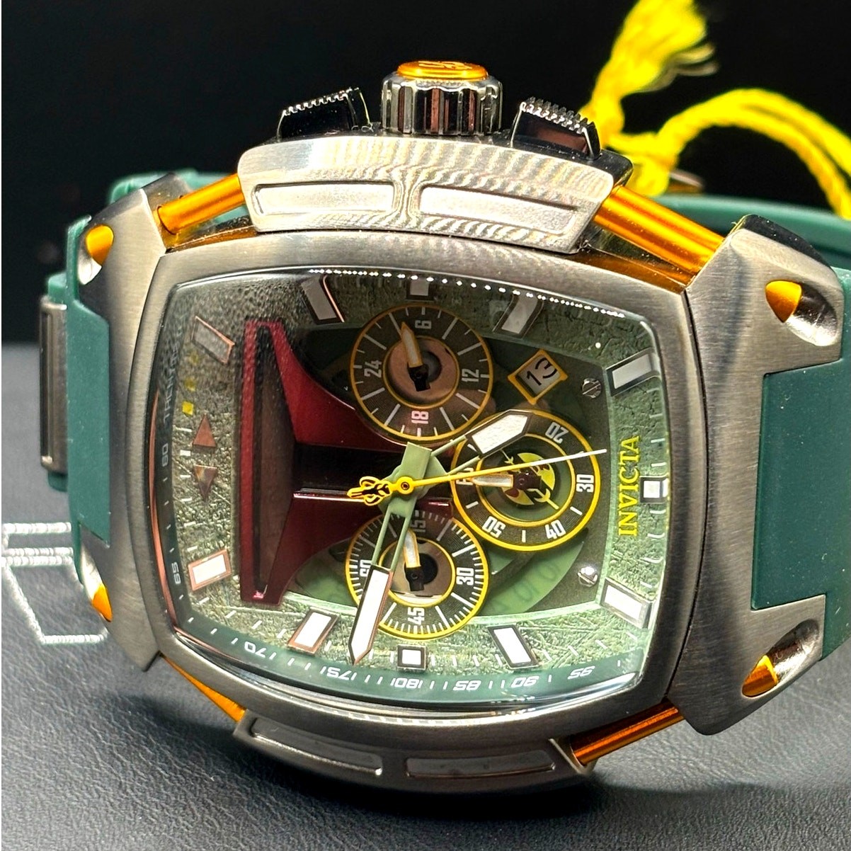 Invicta Star Wars Boba Fett Diablo 37435 LE Chronograph 53mm Watch NIB