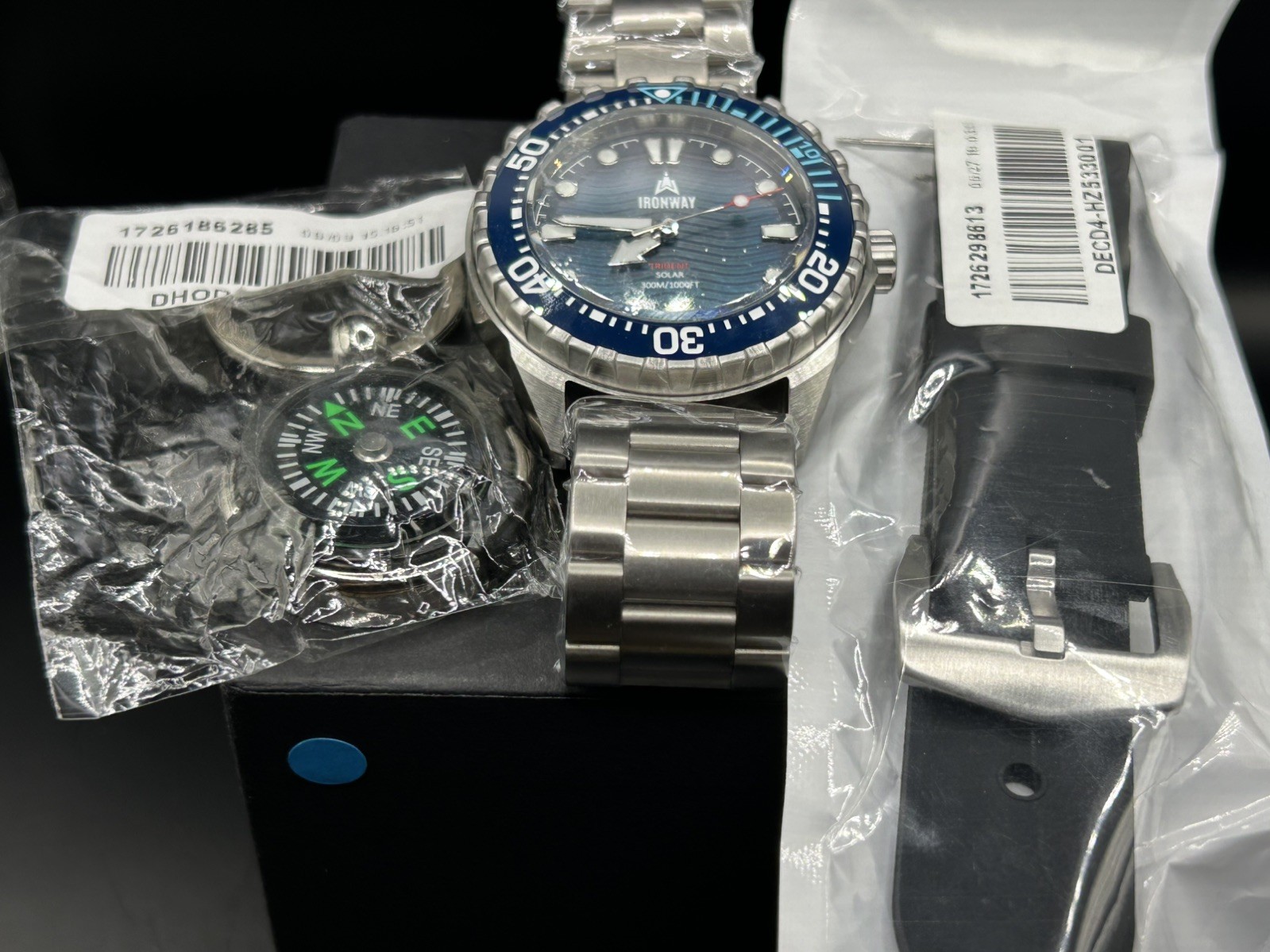 Ironway Trident 300 Solar Powered 30ATM Dive Watch