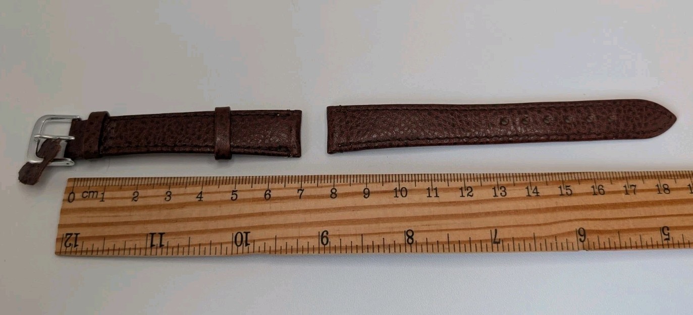DILOY Superior Leather Watch Band Strap – 16mm