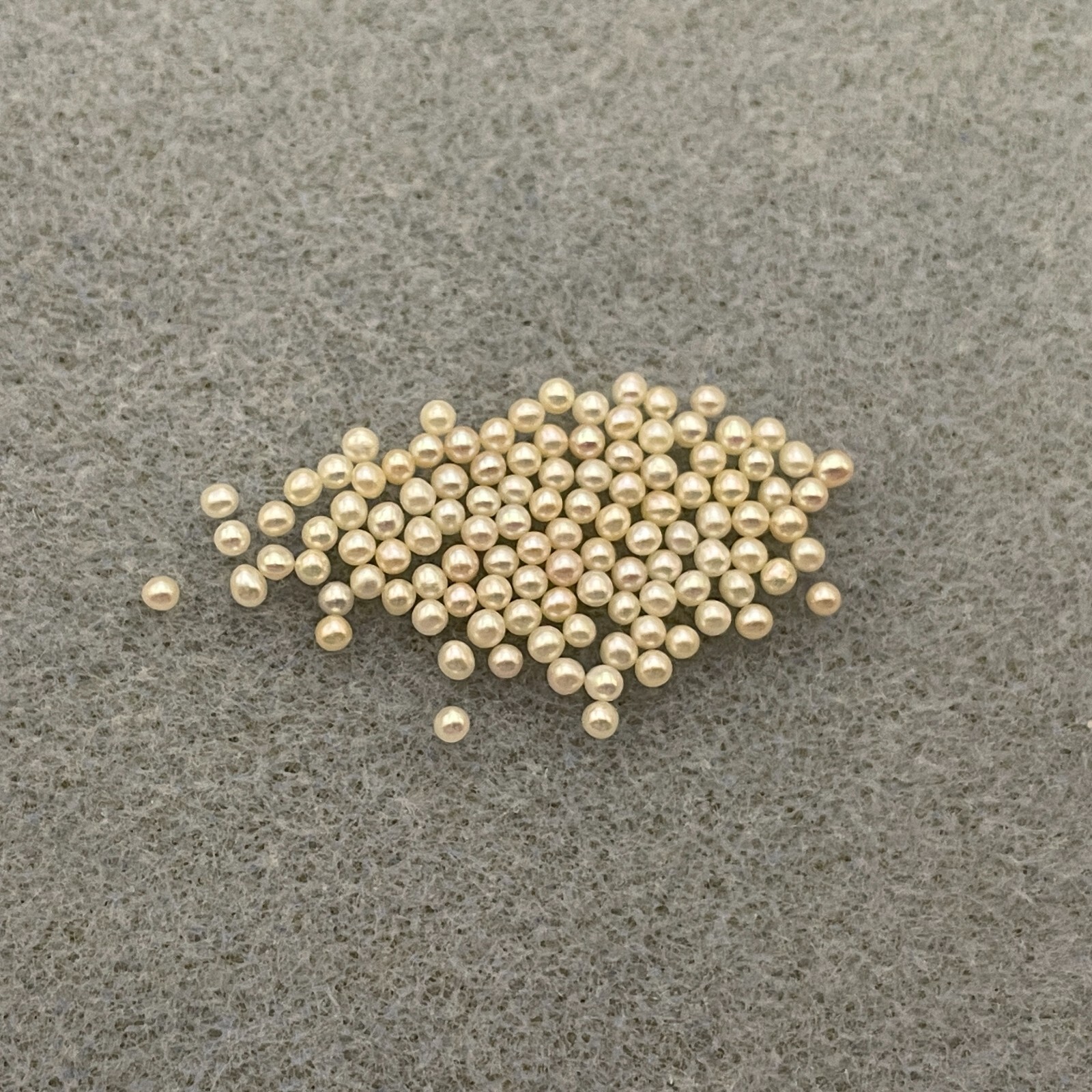 5 UNDRILLED Rare AAA F.W. Tiny Seed Pearls ~2.0-2.2 mm, Victorian Jewelry Repair