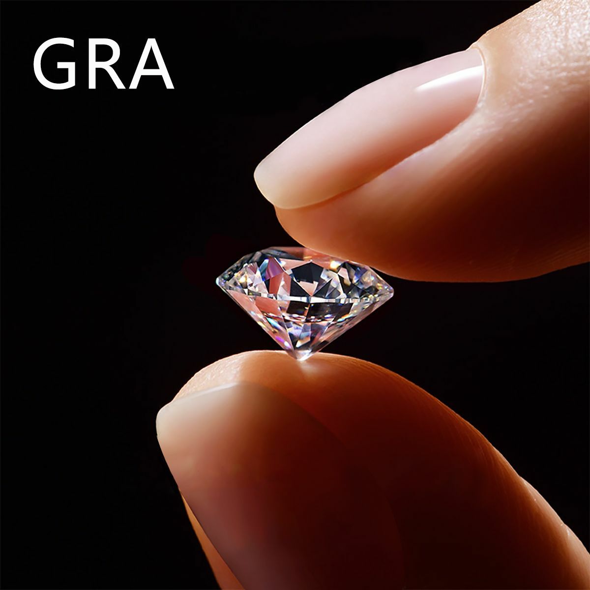 Moissanite Diamond Loose Stone D Color VVS1 Round Cut Gemstones With Certificate
