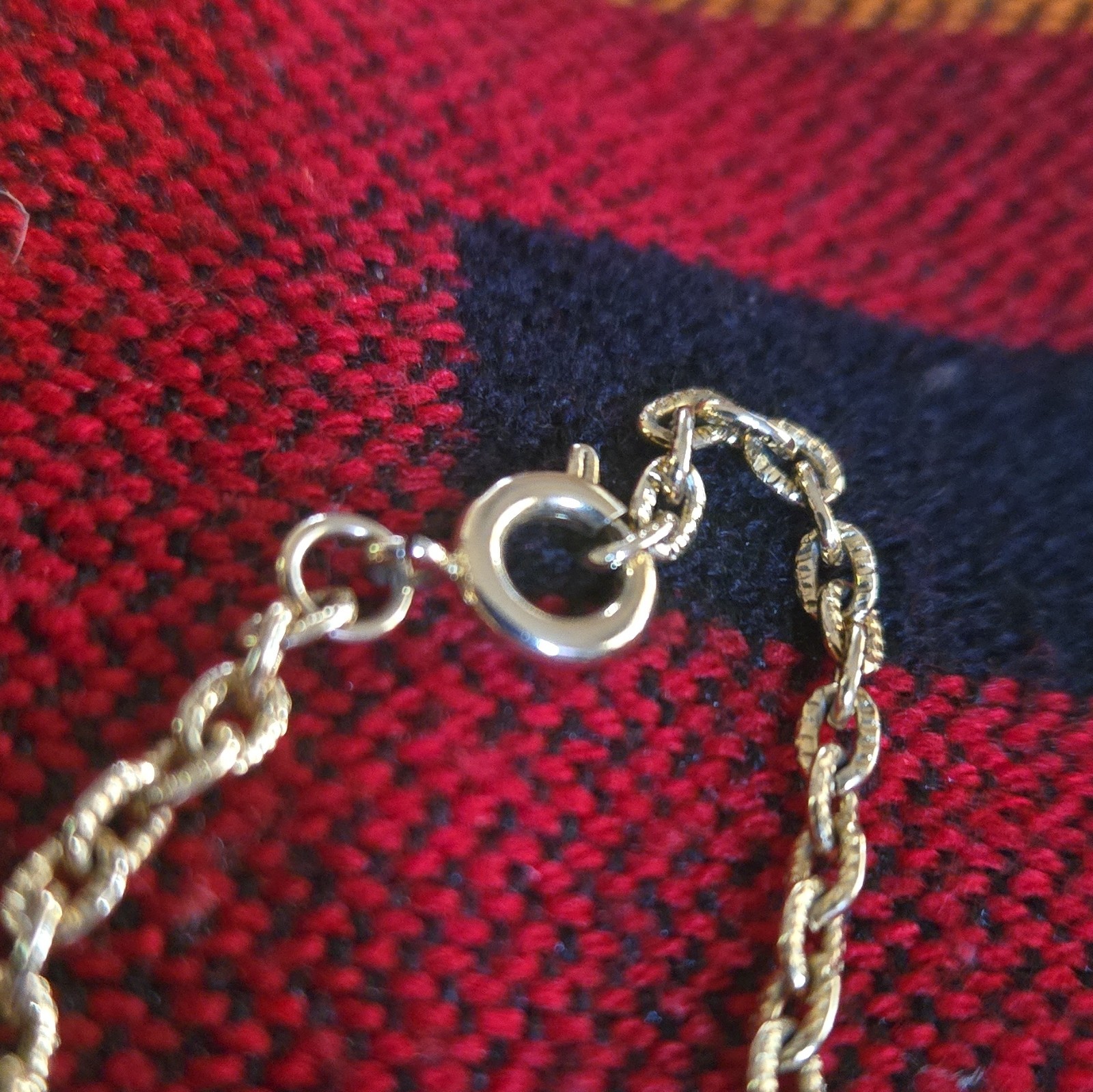 Silver Tone Rope Chain Necklace Metal Chain Style Spring Ring Clasp No Stone