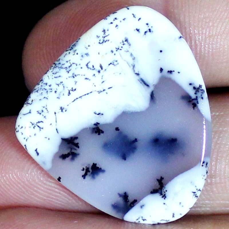 100% Natural Dendrite Opal Cabochon Heart Shape Gemstone 42.10Ct 34x30x3mm BC-45