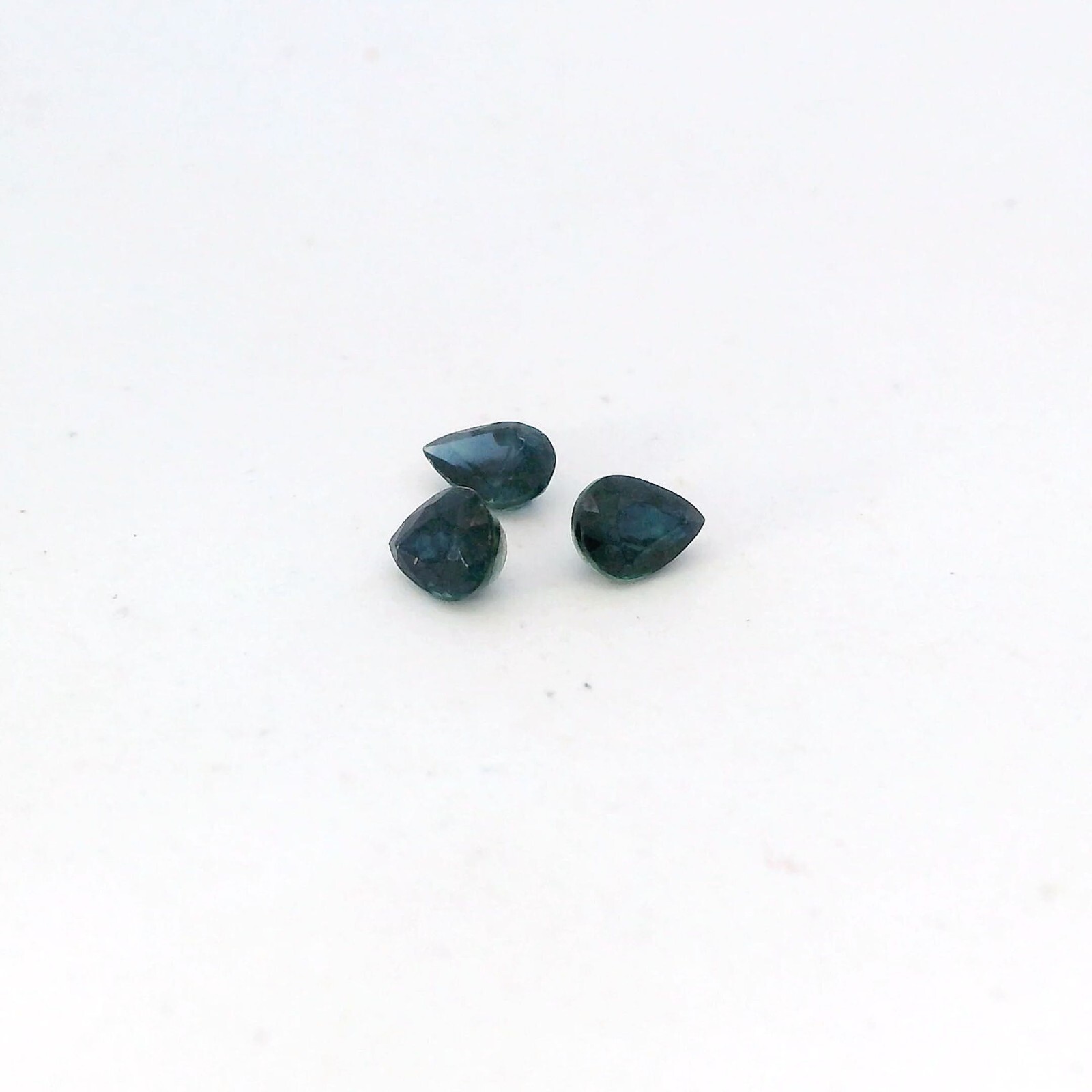 0.21ct Loose Pear Cut Natural Genuine Blue Sapphire Gemstone 4 x 3 mm