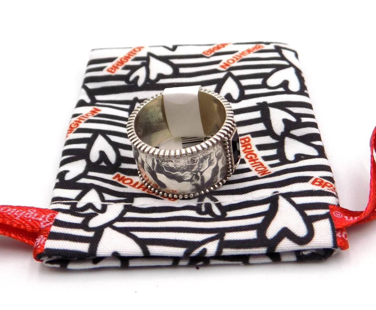 Brighton Pretty Tough Gem Wide Band Ring Size 9 NWT