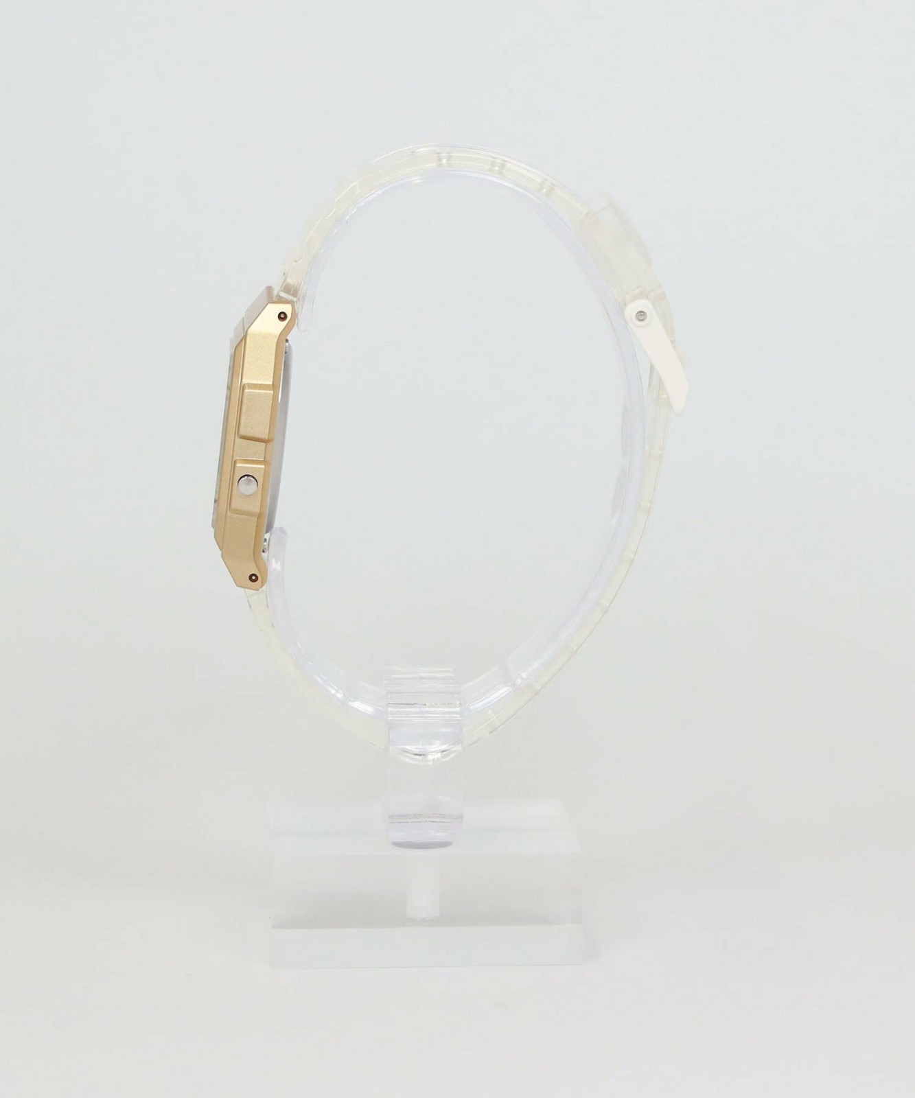 Casio F-91WS-7A2JF Transparent Digital Watch Gold Accent JDM NEW Japan