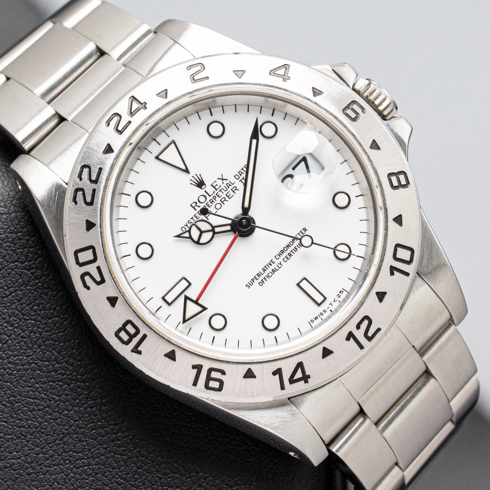 1995 Rolex Explorer II White 16570 40mm Polar