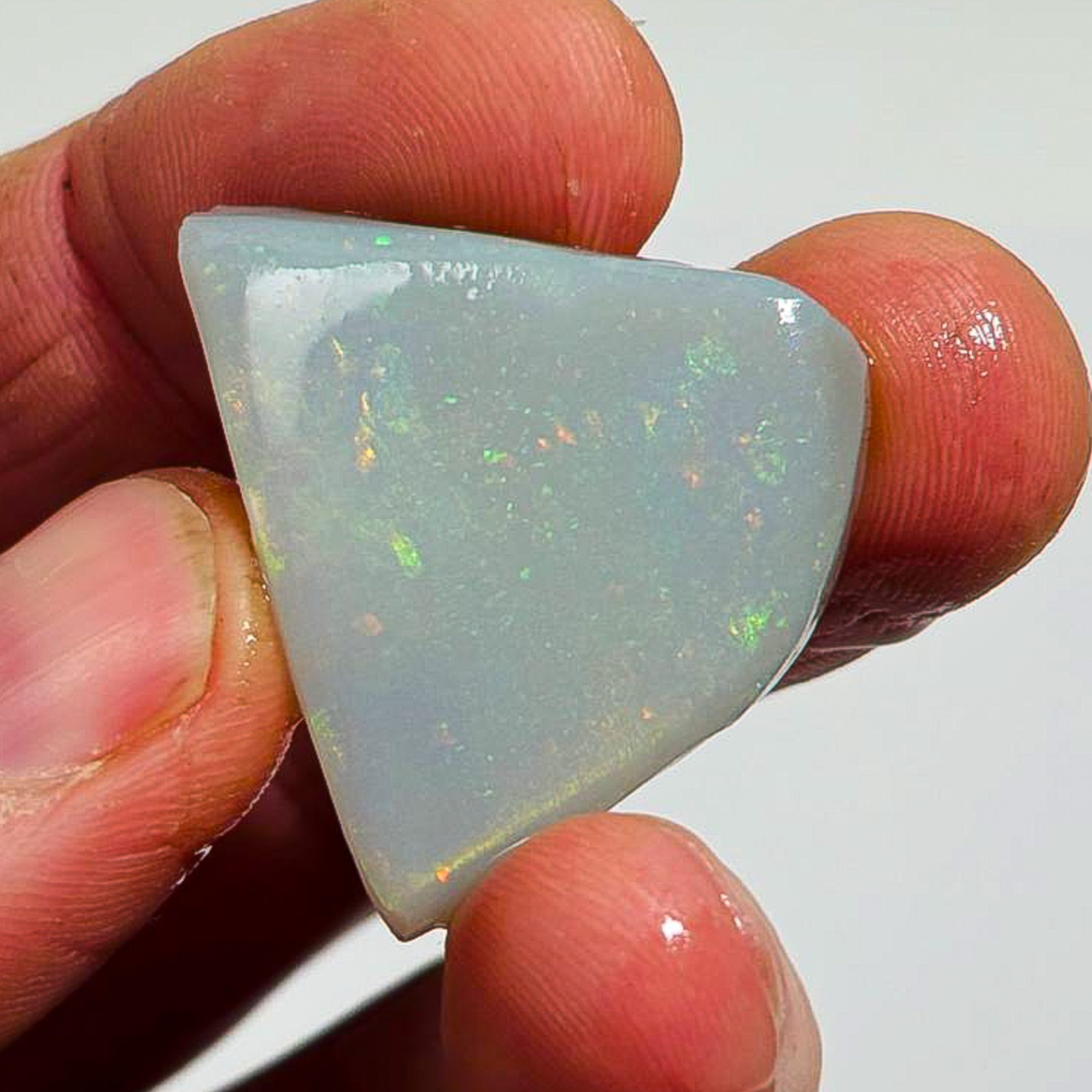 38.20 carat Lightning Ridge Opal dark base Rub Australian Rough OPL270 Opal UK