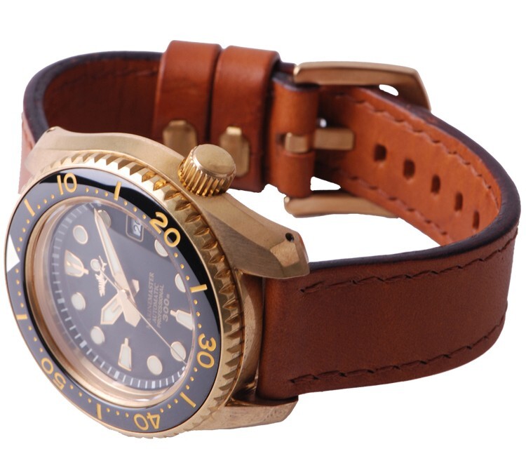 Heimdallr Sharkey Bronze Shark Master NH35 Automatic Dive Watch SBDX001 MM300 C3