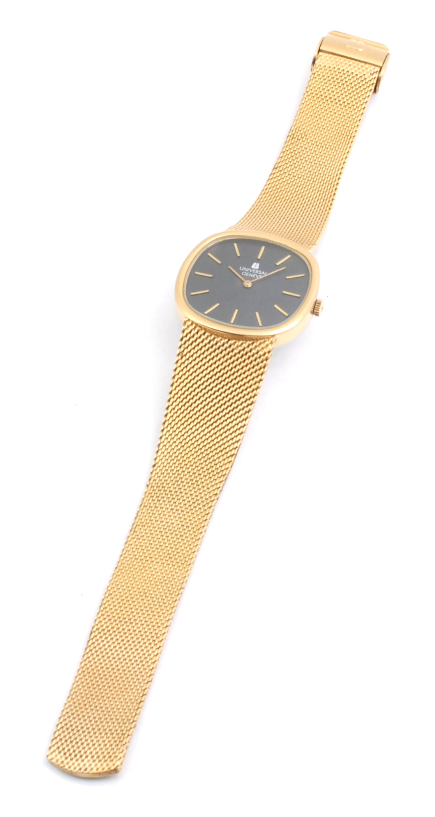Rare UNIVERSAL GENEVE square Manual 1-42 VINTAGE gold electroplated G 10