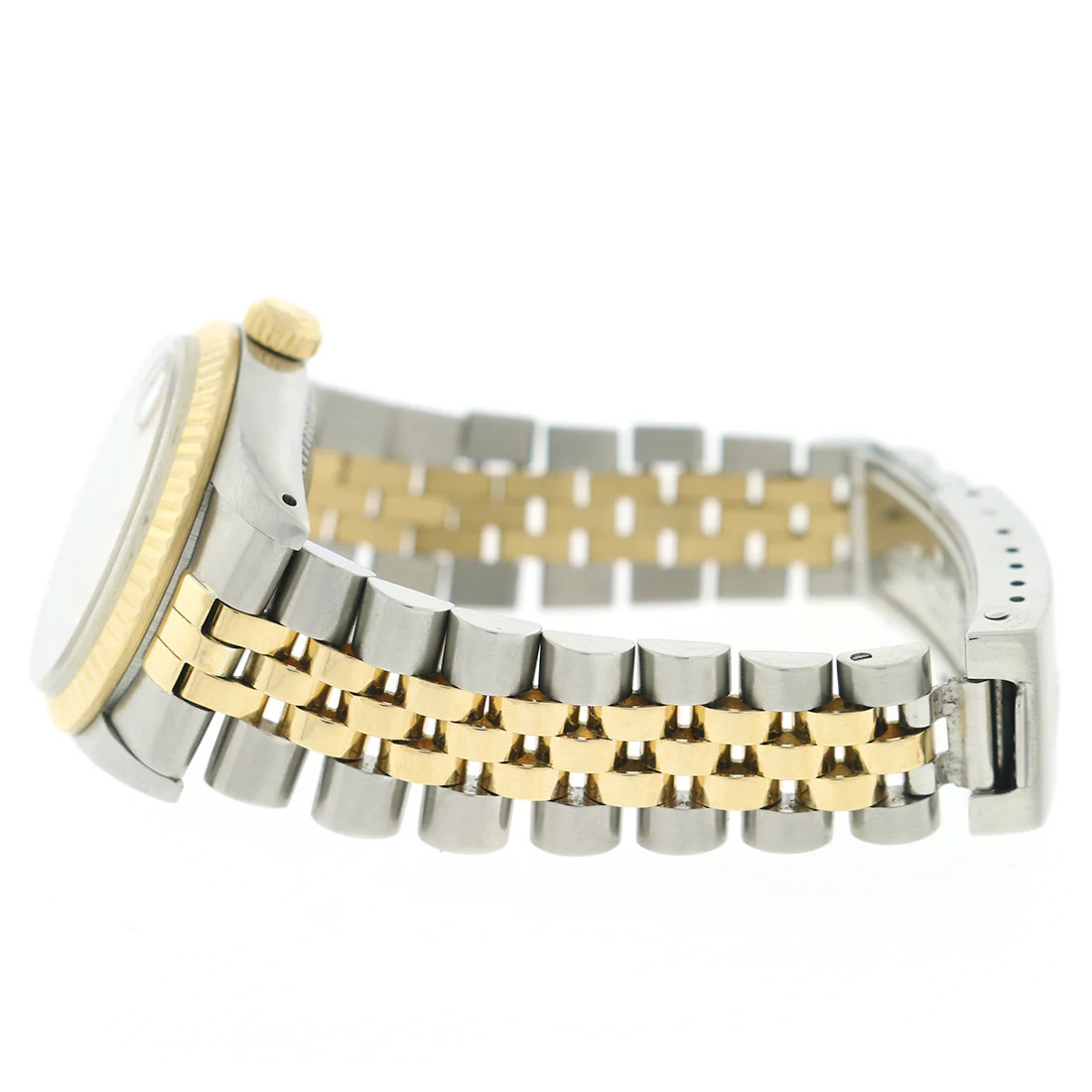 Rolex Datejust Midsize 2-Tone Champagne Stick Dial 31mm Jubilee Watch 68273