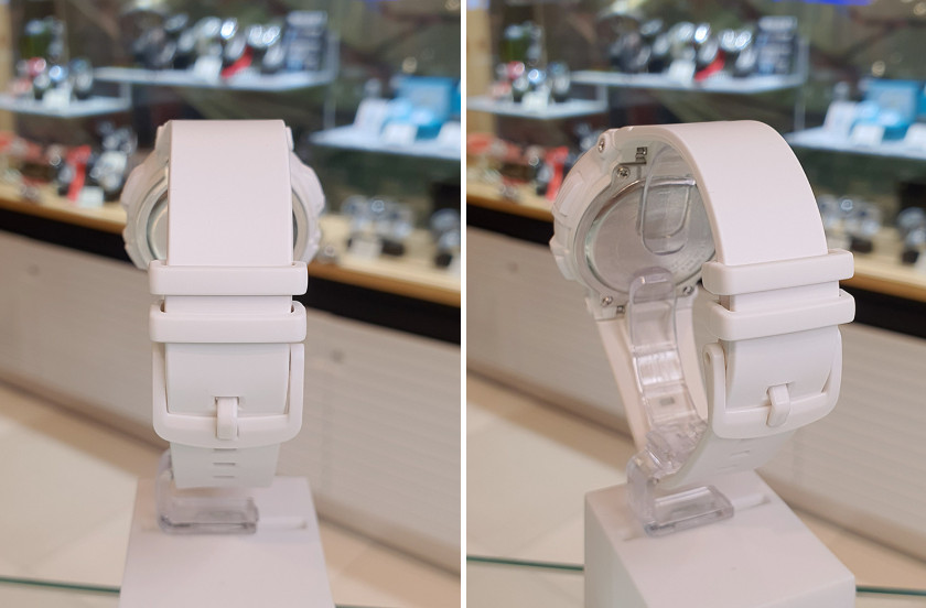 Casio Baby-G BGA-250-7A2DR Beach Traveler White Pink Analog Digital Watch 100M