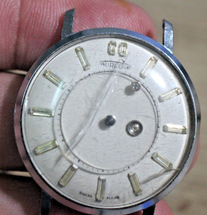 Wonderful AUREOLE Mystery Dial 17J Men’s Watch 146.55