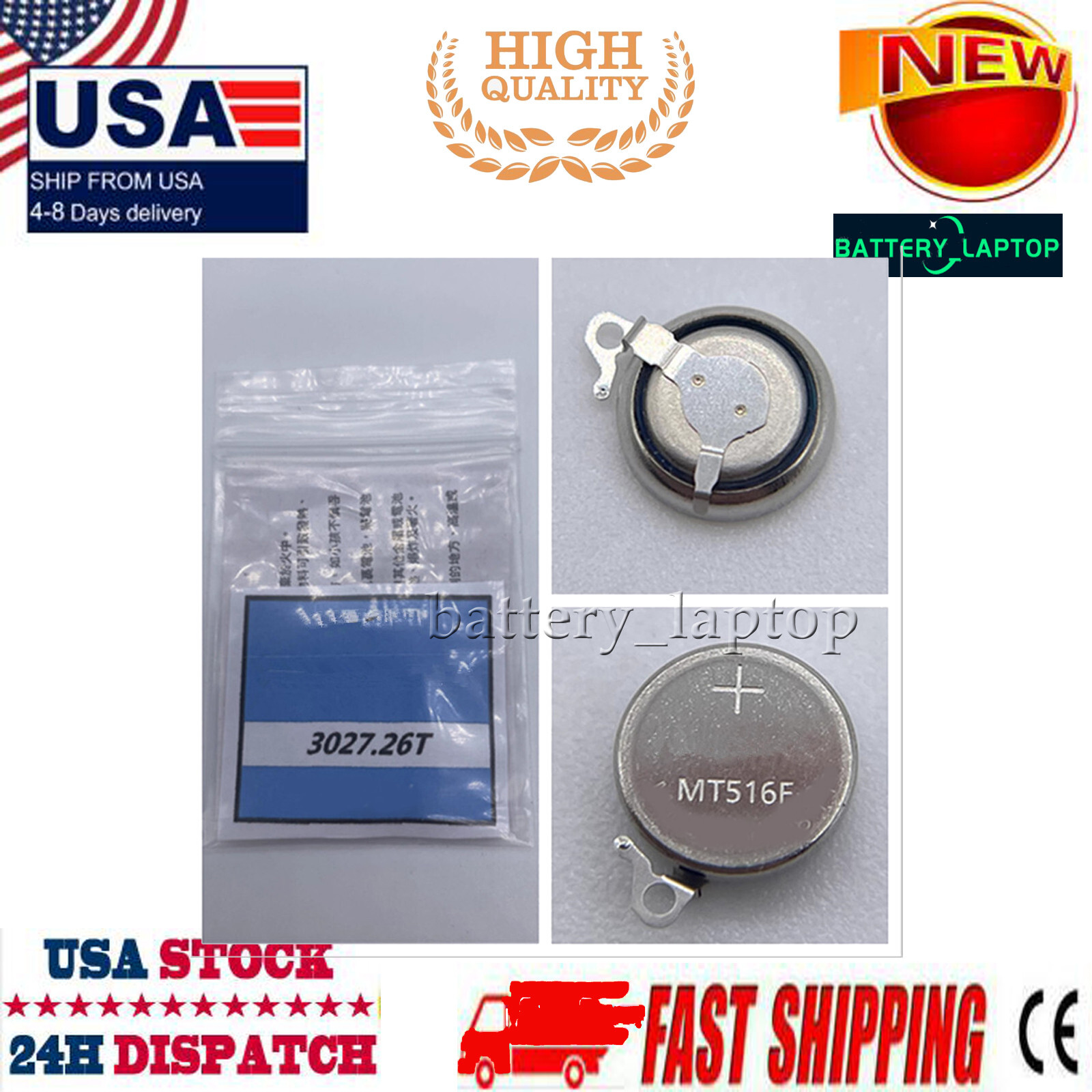 For Panasonic MT516 MT516F Battery Capacitor Seiko Kinetic V110 V114 V115 V116
