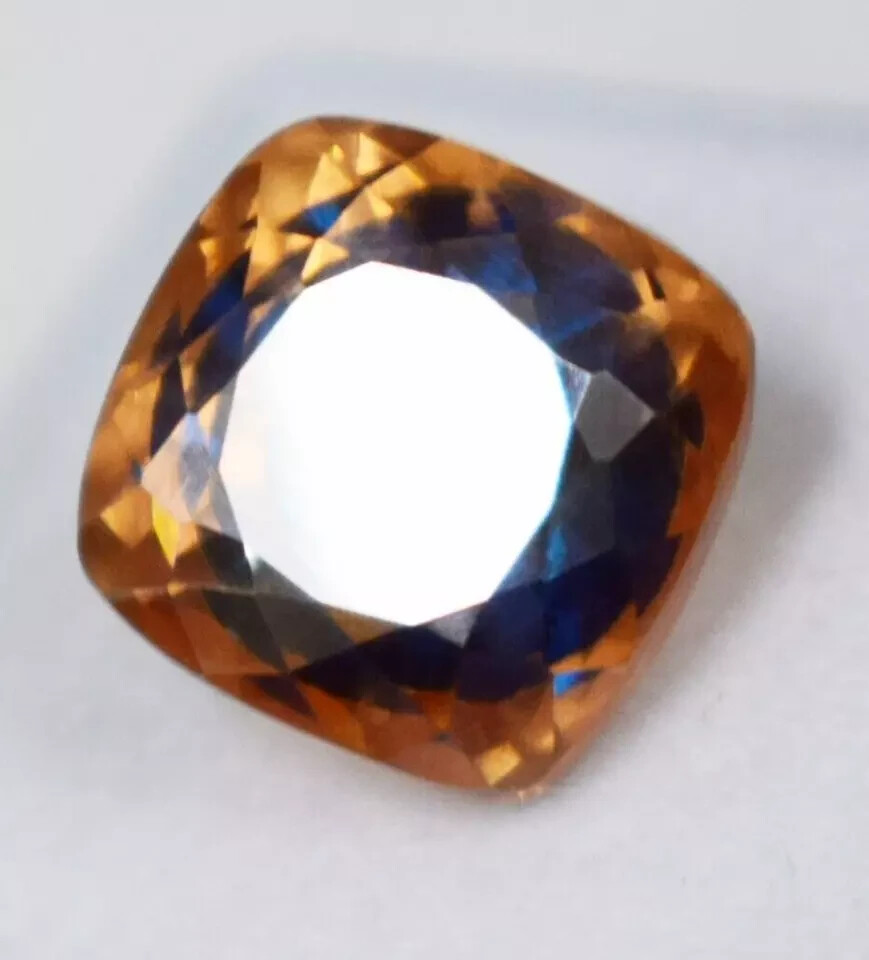 20-22 Ct Pitambari Sapphire Cushion Natural Bi-Color Certified Loose Gemstone