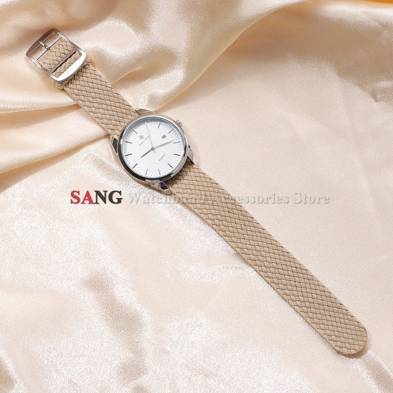 High Quality Breathable Nylon Canvas Watch Band Strap 14/16/18/20/22mm Universal