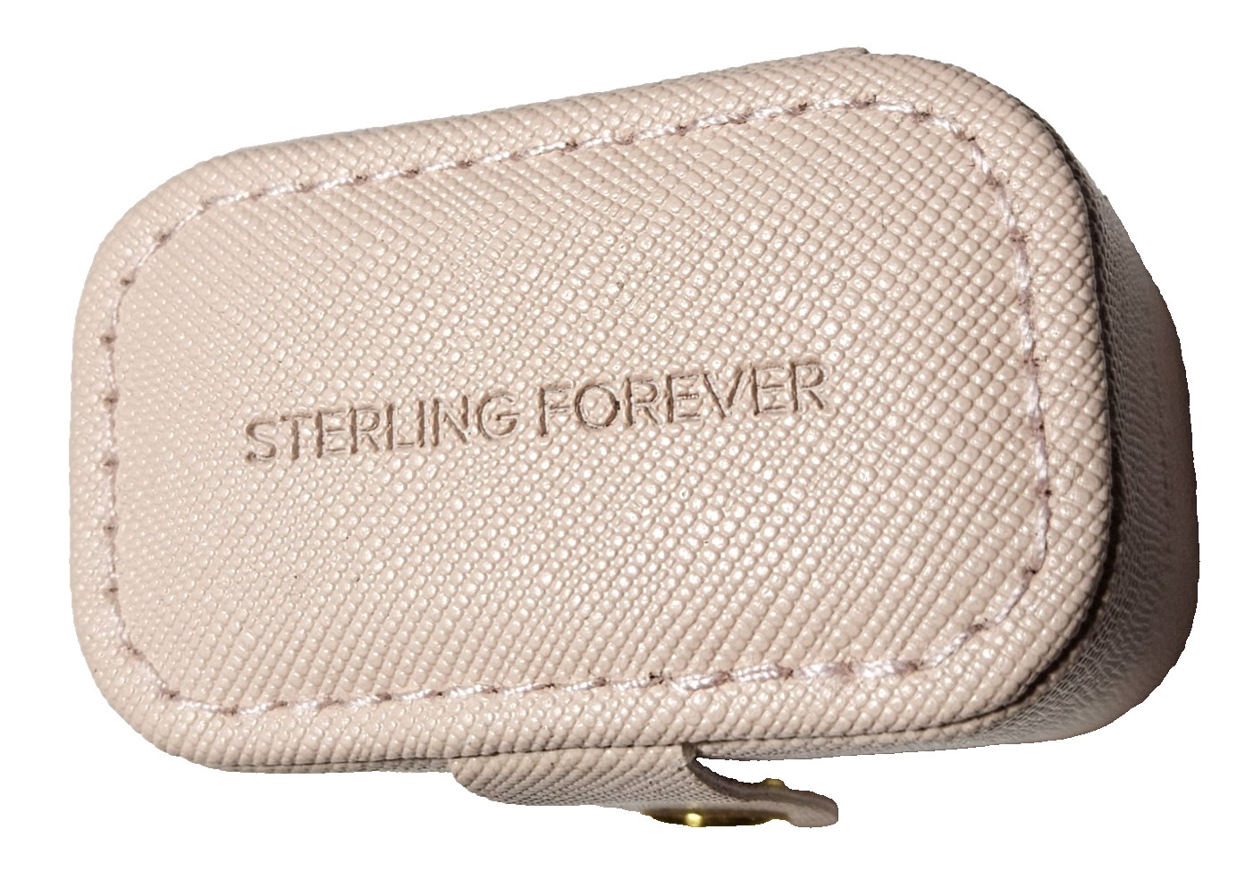 6.6x4x4.7cm Travel Ring Box, Portable. 3 Sterling Silver Rings Included (J2)