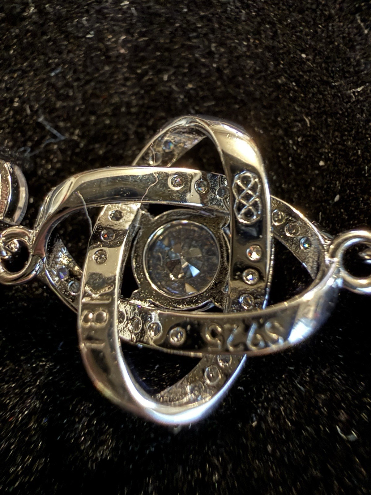 Eternal Love Knot Bracelet 925/18Kt Plated. 6.5 – 8 inches.