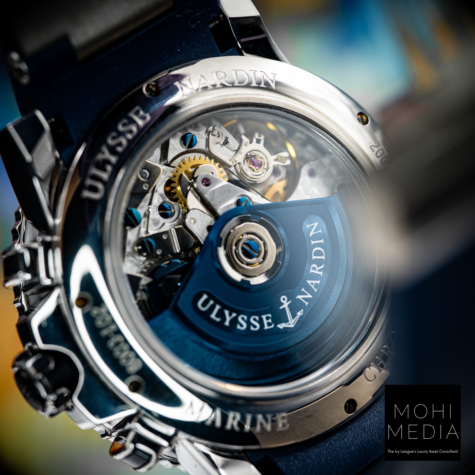 Ulysse Nardin Maxi Marine Diver Chronograph blue 43 8003-102-3/91