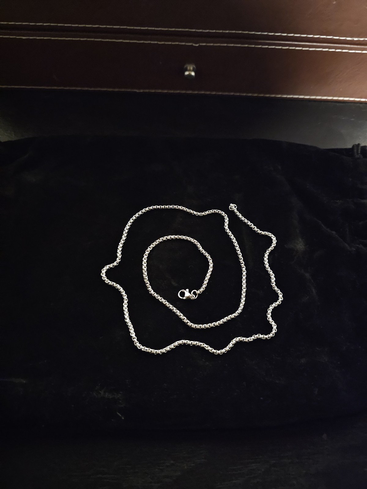 23″ Box Chain Necklace