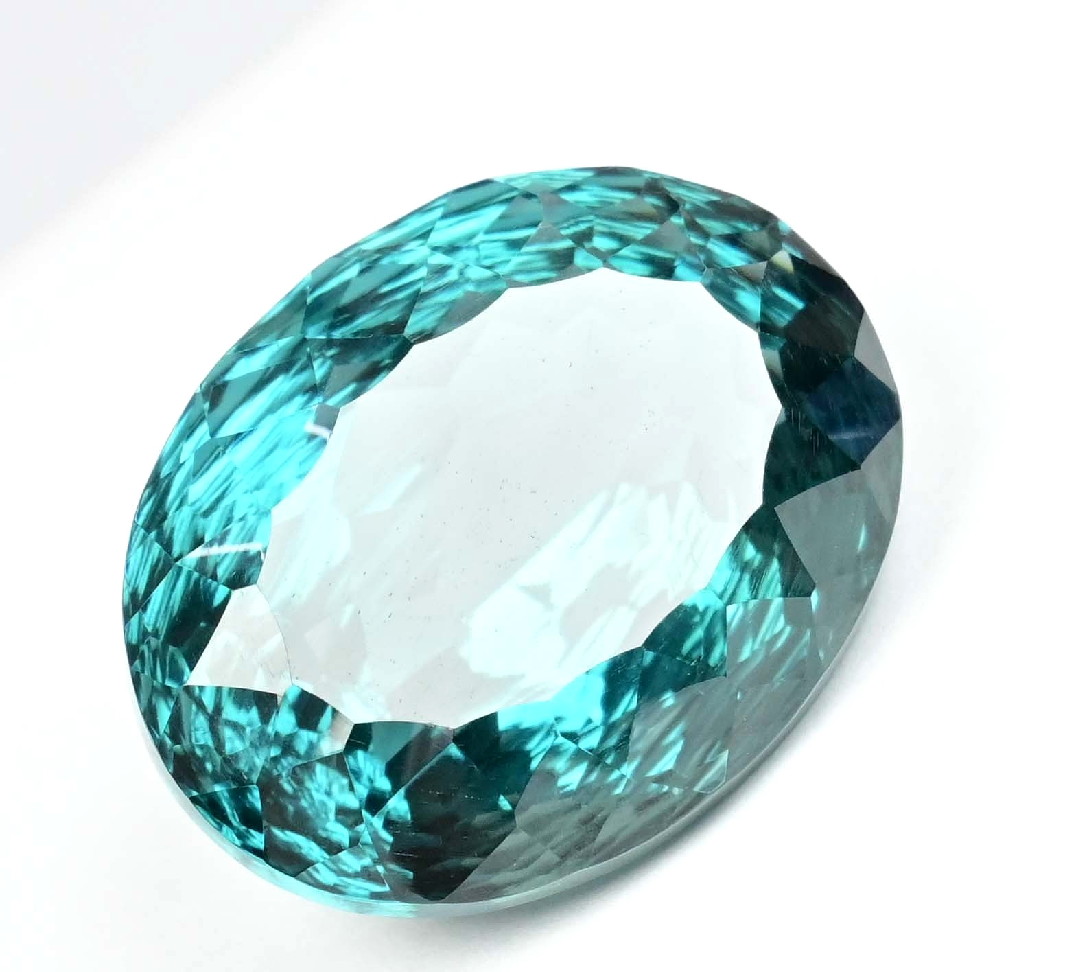 59.05 Ct Flawless Natural Greenish Neon Blue Paraiba Copper Tourmaline Gemstone