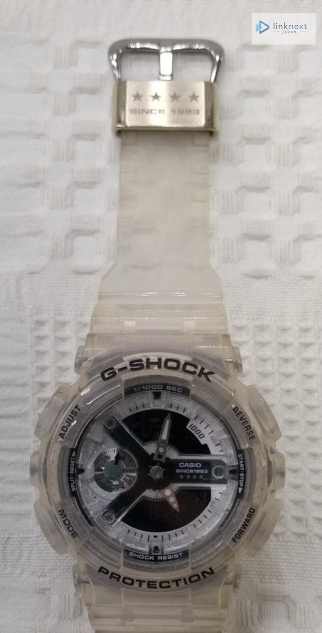 Casio GMA-S114RX G-Shock Men’s Transparent Resin Analog Watch
