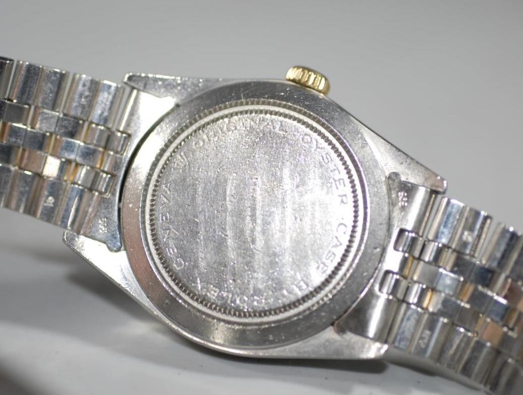 Rolex Tudor Oyster Prince Date-Day 18K Gold Bezel 94613 Daydate 36mm Watch Ex+!