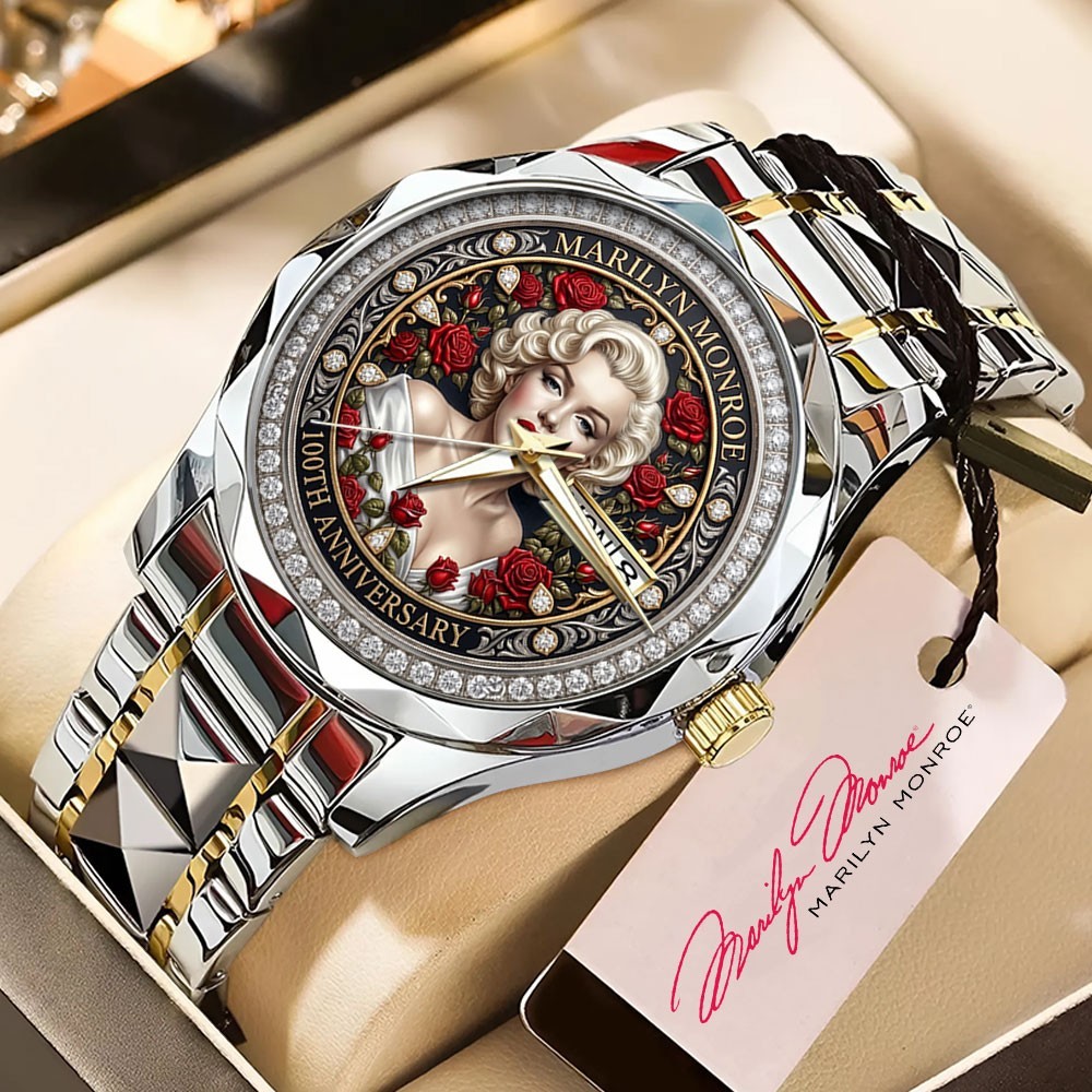 Marilyn Monroe 100th Anniversary Alloy Luxury Quartz Watch
