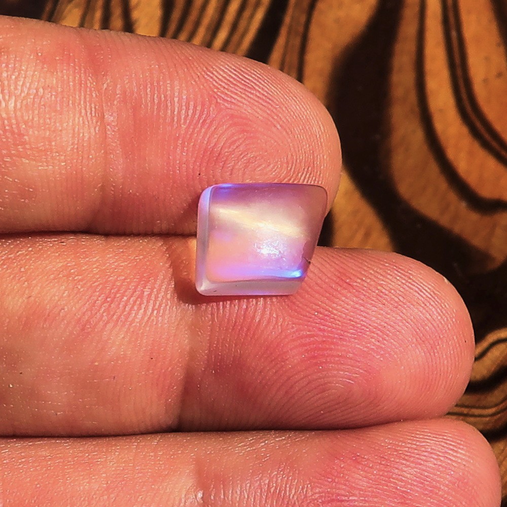 Loose Moonstone, Unique Designer Cabochon, 4.2 CT – 14.2 mm x 11.1 mm x 4.5 mm