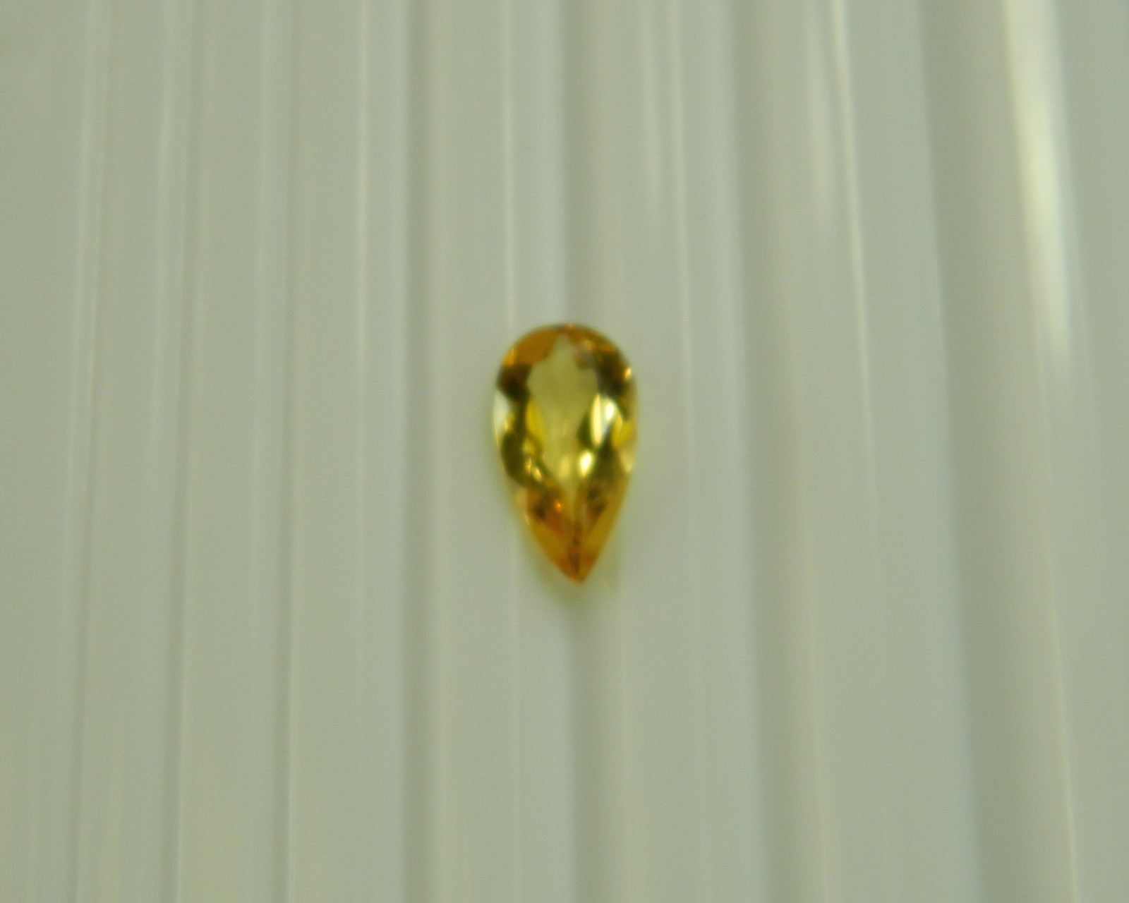 Imperial Topaz 1.27 Ct Clarity VVS Pear Cut Natural Golden Brazil I216