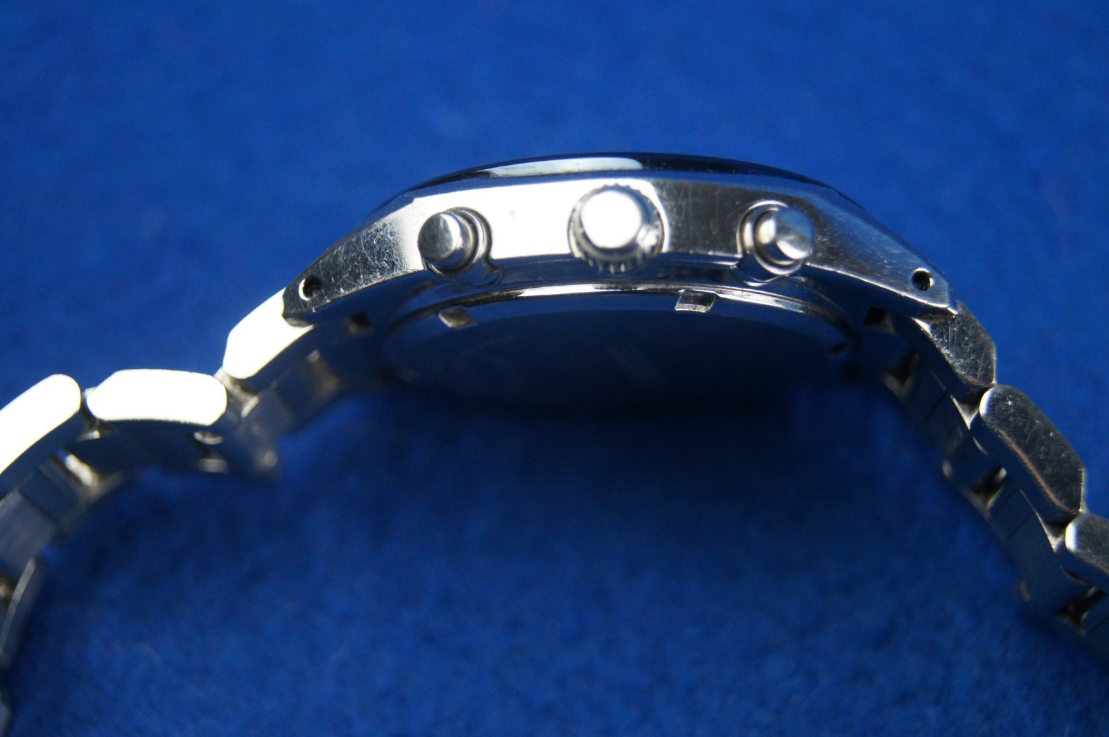 Vintage Seiko Chronograph Telemeter 100M Quartz 7T94-0AJ0 JDM Men’s Watch Blue