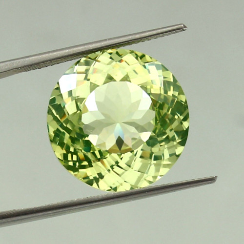 AAA Natural Flawless Green Ceylon Chrysoberyl Round Loose Gemstone Cut 13×13 MM