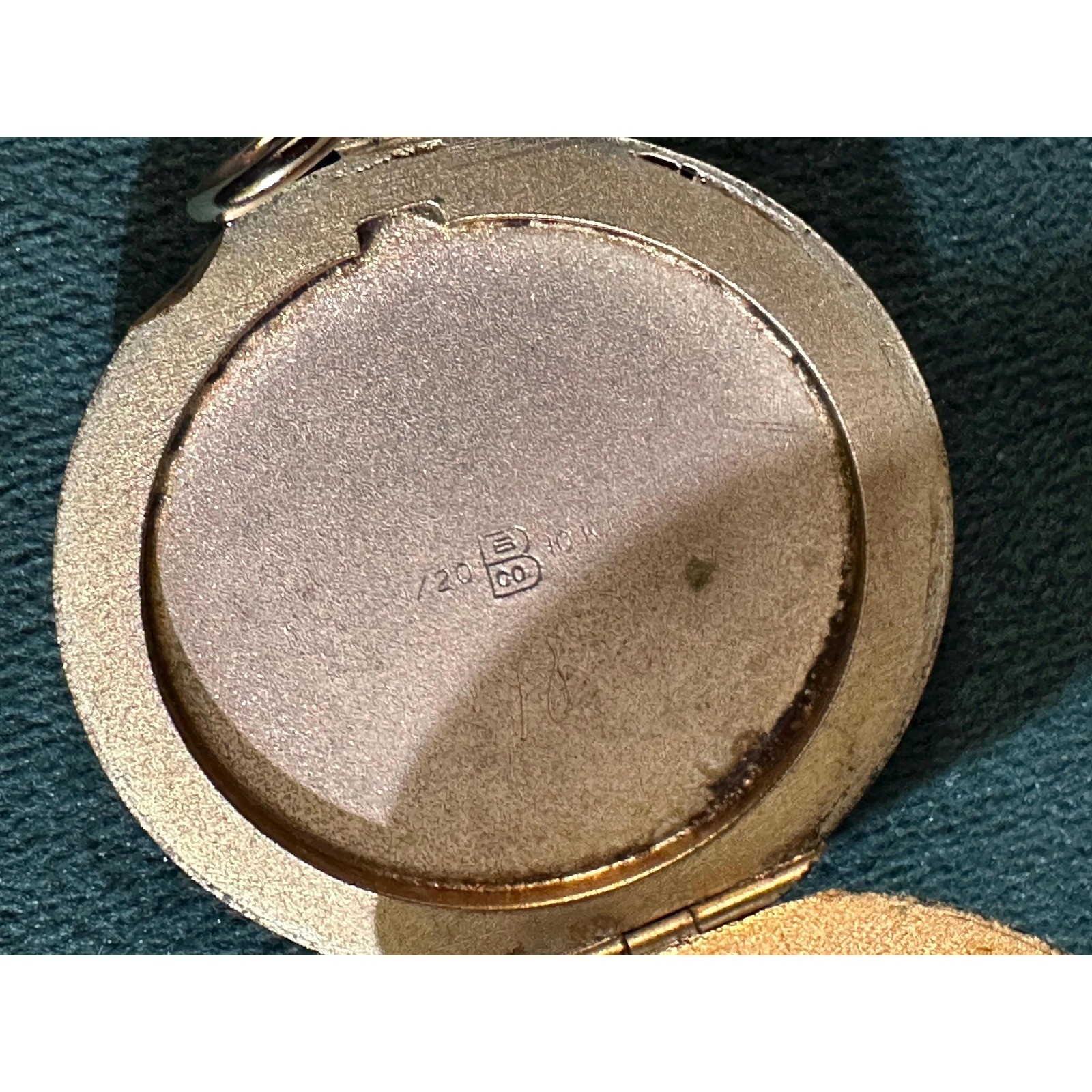 Bliss Bros Co 10k Gold Filled Etched Locket